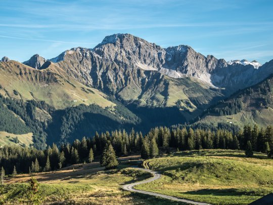 Zitterklapfen von der Alpe Mittelargen gesehen